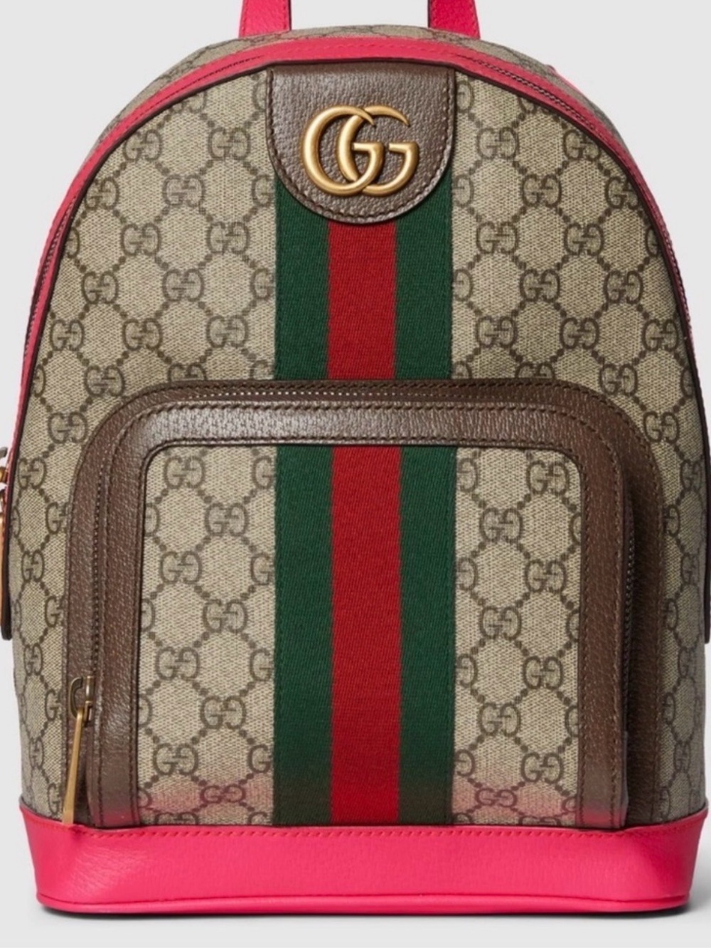Authentic Gucci Backpack with Pink Trim